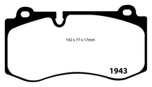 Load image into Gallery viewer, EBC YellowStuff Front Brake Pads - DP41943R