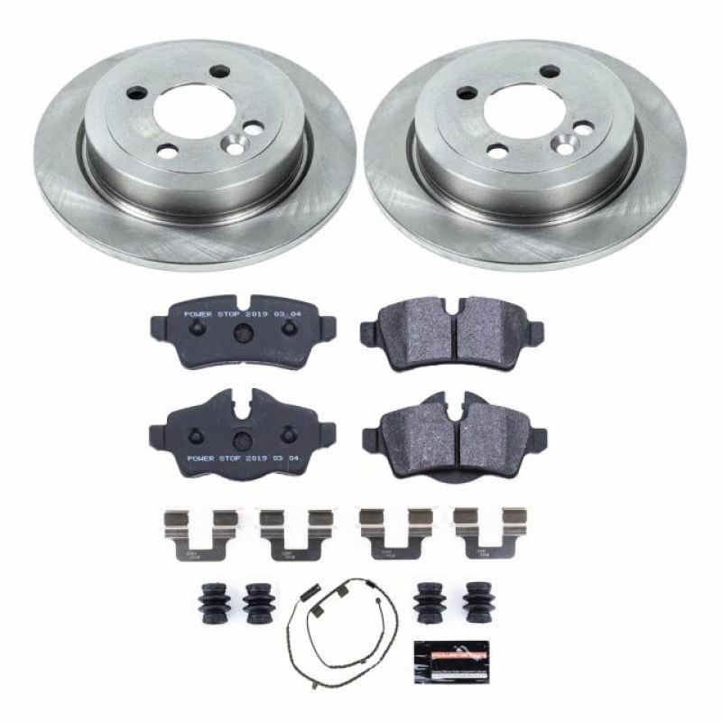 Power Stop 07-10 Mini Cooper Rear Track Day SPEC Brake Kit PowerStop