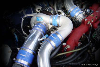 GReddy 50mm x 70mm Silicone Straight Hose - Blue