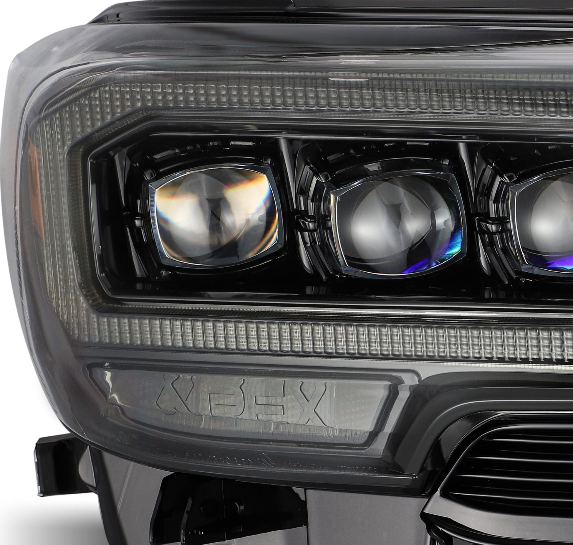 Alpharex 16-23 Toyota Tacoma NOVA-Series LED Projector Headlights Alpha-Black - 880705 AlphaRex