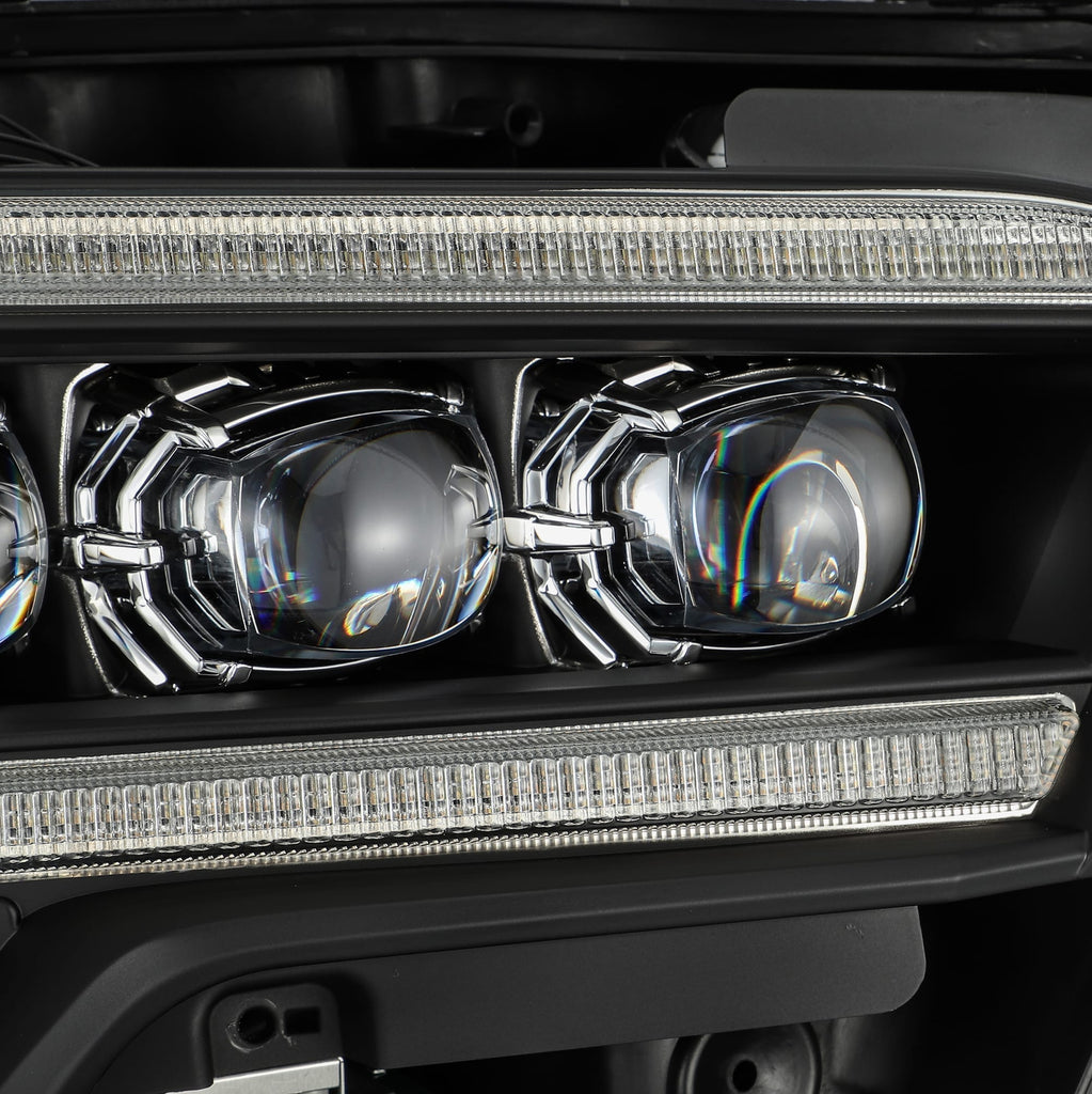 Alpharex 16-23 Toyota Tacoma NOVA-Series LED Projector Headlights Black - 880707