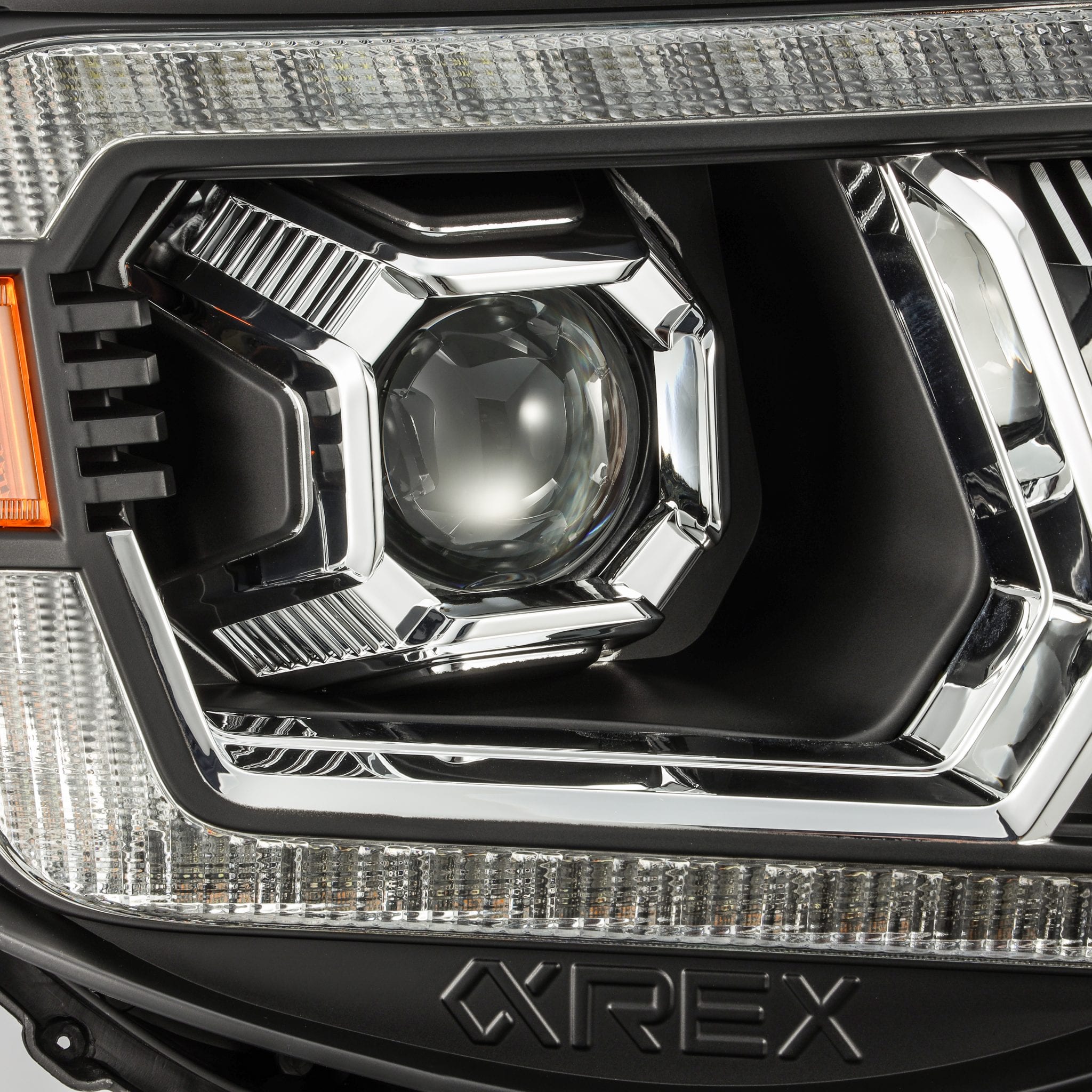 AlphaRex 05-11 Toyota Tacoma LUXX-Series LED Projector Headlights Black - 880741