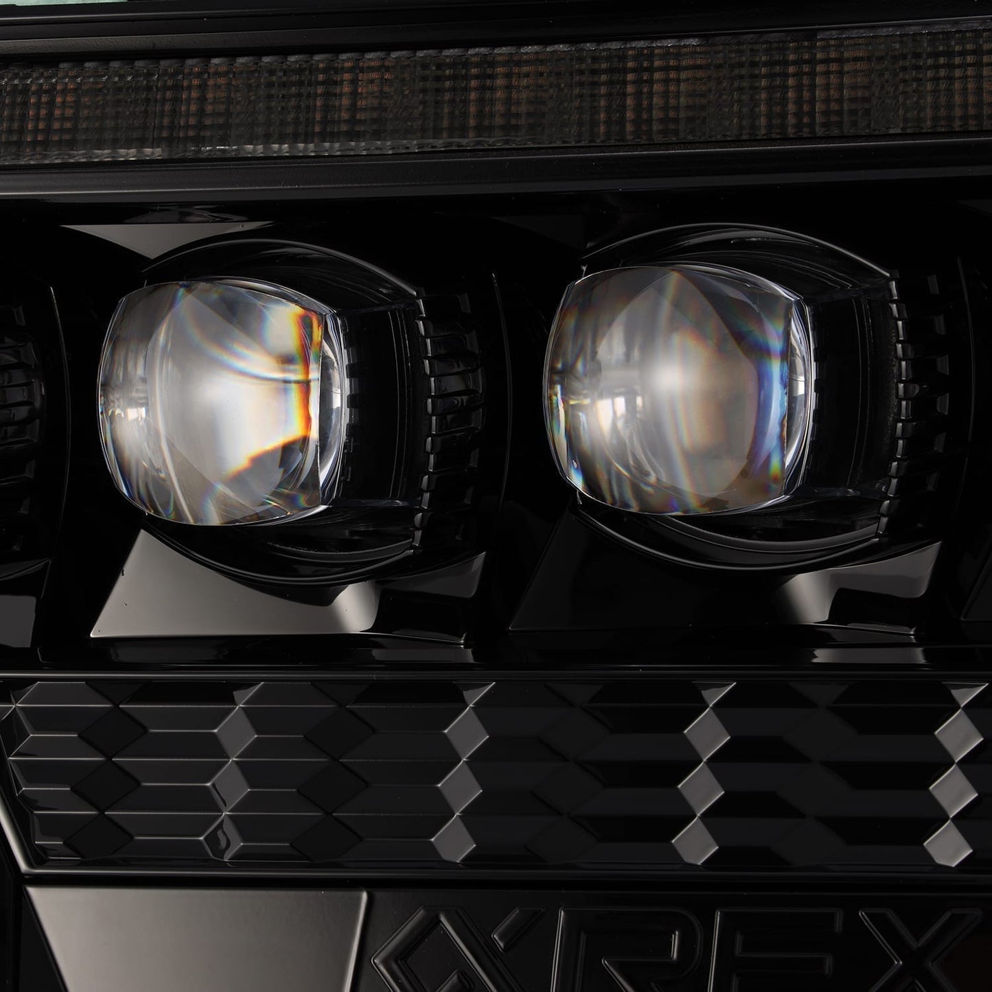 AlphaRex 12-15 Toyota Tacoma NOVA-Series LED Projector Headlights Alpha-Black - 880752 AlphaRex