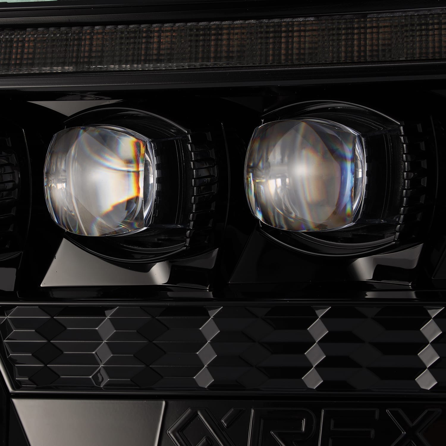 AlphaRex 12-15 Toyota Tacoma NOVA-Series LED Projector Headlights Alpha-Black - 880752 AlphaRex
