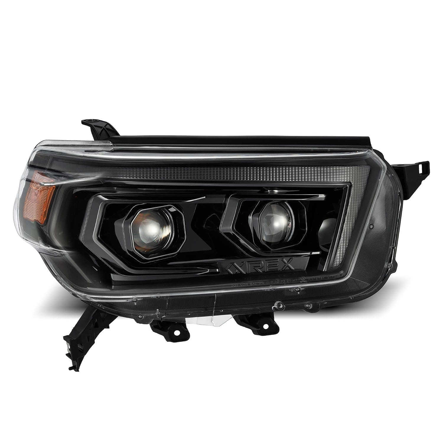 AlphaRex 10-13 Toyota 4Runner LUXX-Series Projector Headlights Alpha-Black - 880756