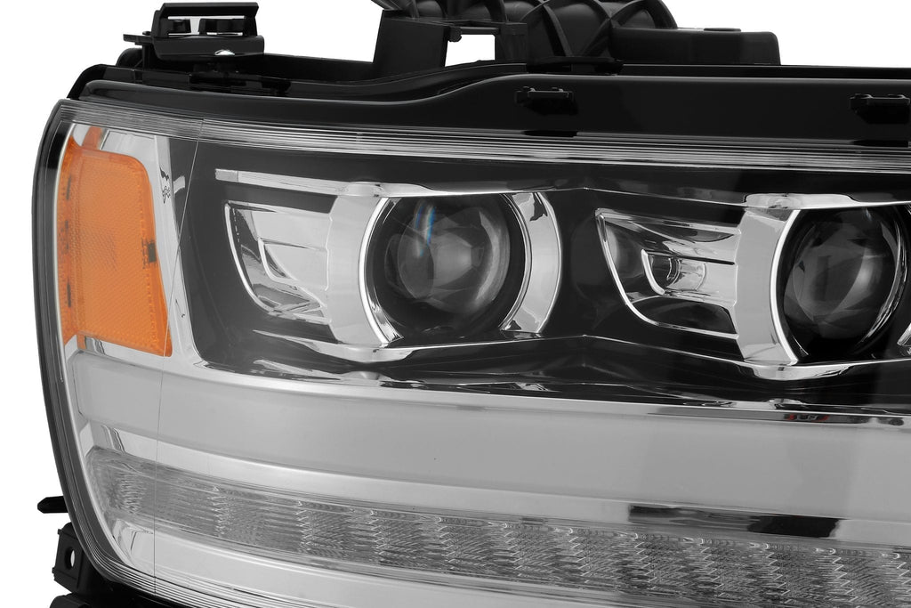 AlphaRex 19-23 Ram 1500 LUXX-Series LED Projector Headlights Chrome - 880544 AlphaRex