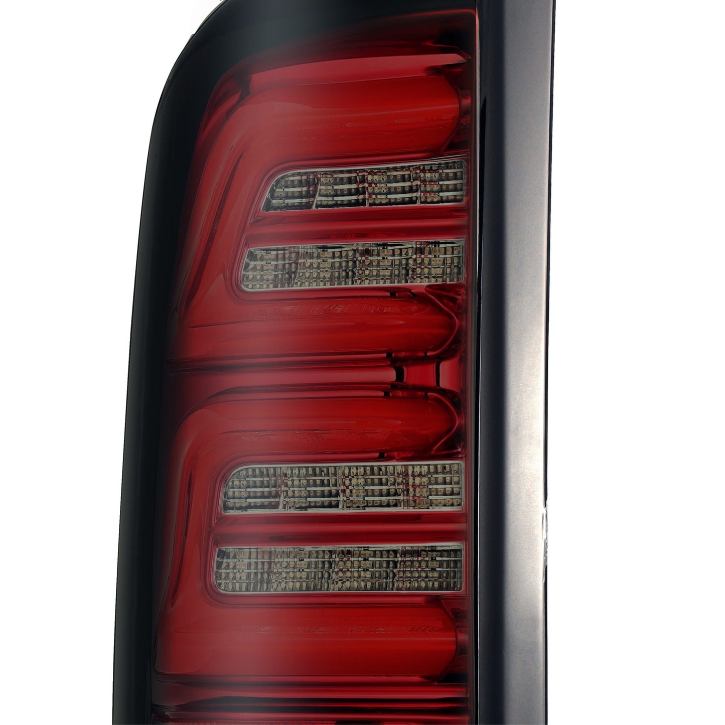 AlphaRex 97-03 Ford F150 / 99-16 F250/F350 Super Duty PRO-Series LED Tail Lights Red Smoke - 654020 AlphaRex