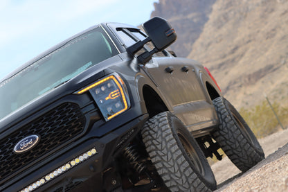 AlphaRex 21-23 Ford F150 / 21-23 Ford F150 Raptor NOVA-Series LED Projector Headlights Alpha-Black - 880138 AlphaRex