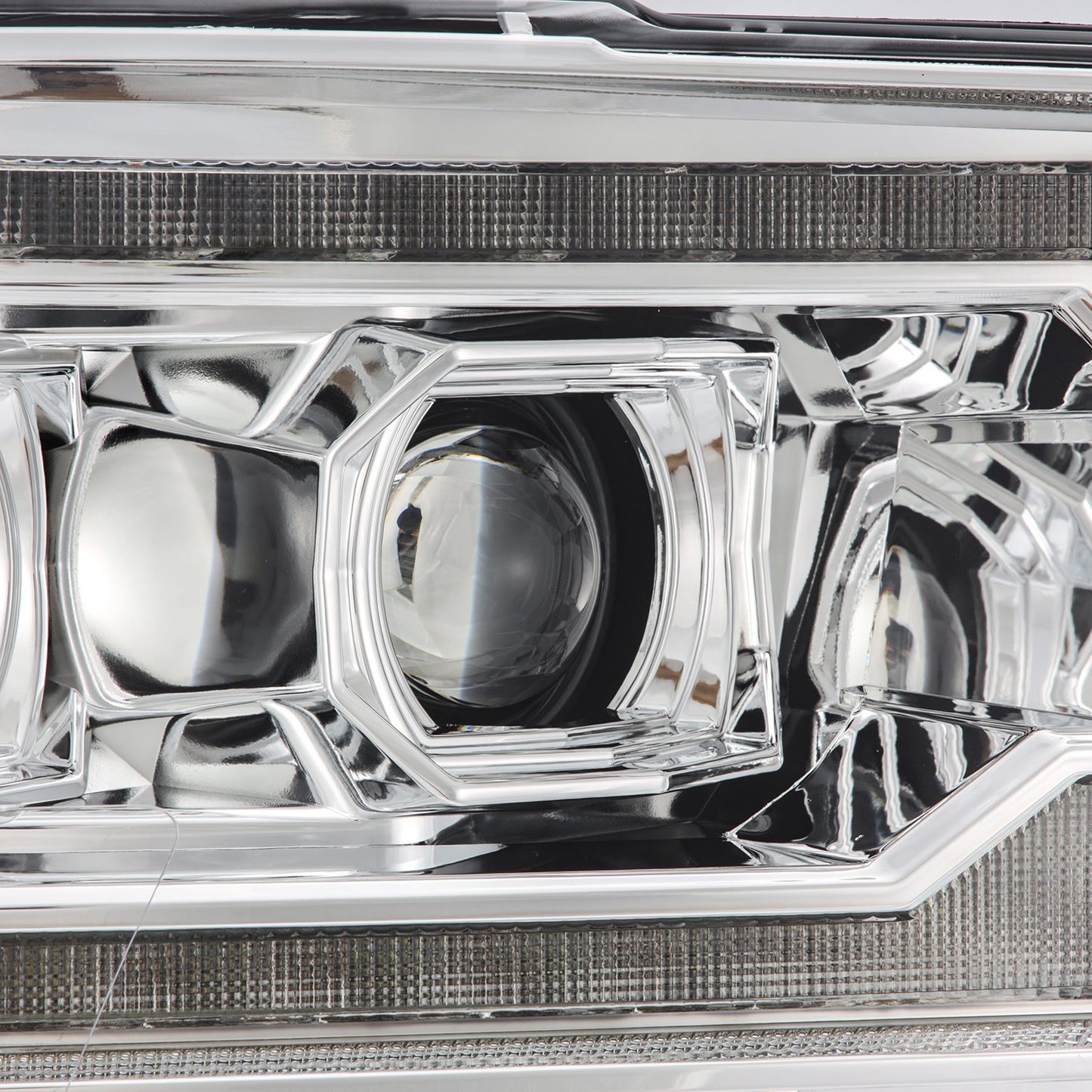 AlphaRex 09-18 Ram Truck (MK II 5th Gen 2500 Style) PRO-Series Halogen Projector Headlights Chrome - 880562 AlphaRex