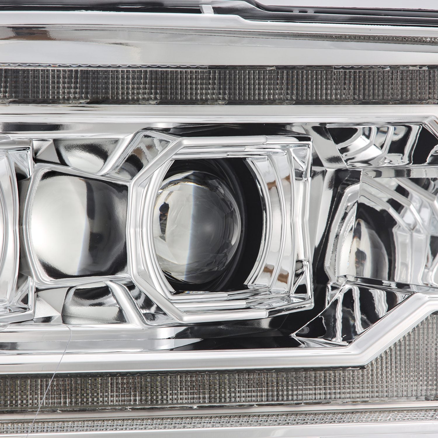 AlphaRex 09-18 Ram Truck (MK II 5th Gen 2500 Style) PRO-Series Halogen Projector Headlights Chrome - 880562 AlphaRex
