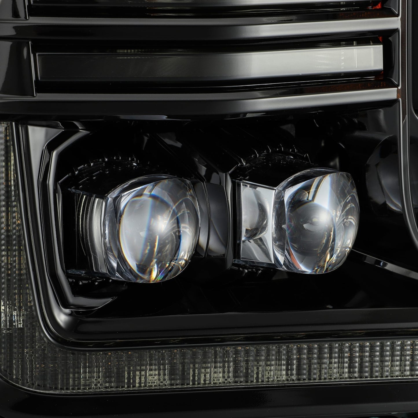 AlphaRex 18-20 Ford F150 NOVA-Series LED Projector Headlights Alpha-Black - 880165 AlphaRex