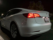 Load image into Gallery viewer, AlphaRex 17-23 Tesla Model 3 / 20-23 Model Y (Without Stock Amber Turn Signal) PRO-Series LED Tail Lights Red Smoke - 601020