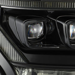 AlphaRex 15-17 Ford F150 / 17-20 F150 Raptor NOVA-Series LED Projector Headlights Alpha-Black - 880163