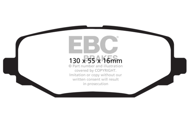EBC GreenStuff Rear Brake Pads - DP61889 EBC