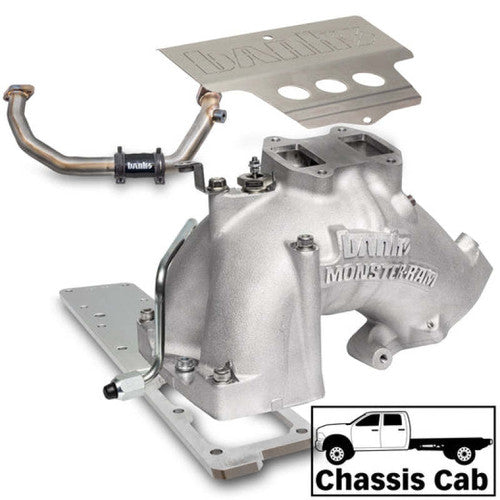 Banks Power 07.5-12 Ram Cab Chassis 6.7L Diesel Monster-Ram Intake System w/Fuel Line - Natural