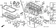 Load image into Gallery viewer, HONDA OEM Genuine Civic Oil Pan Gasket (11251-P01-004) X1