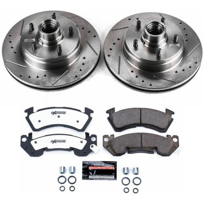 Power Stop 91-93 Chevrolet Caprice Front Z26 Street Warrior Brake Kit PowerStop