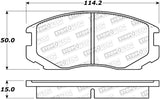 StopTech Premium Ceramic Front Brake Pads - 308.06020