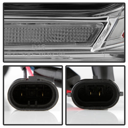 Spyder Dodge Durango 11-13 Halogen Model Only Projector Headlights - Chrome PRO-YD-DDU11SI-C SPYDER