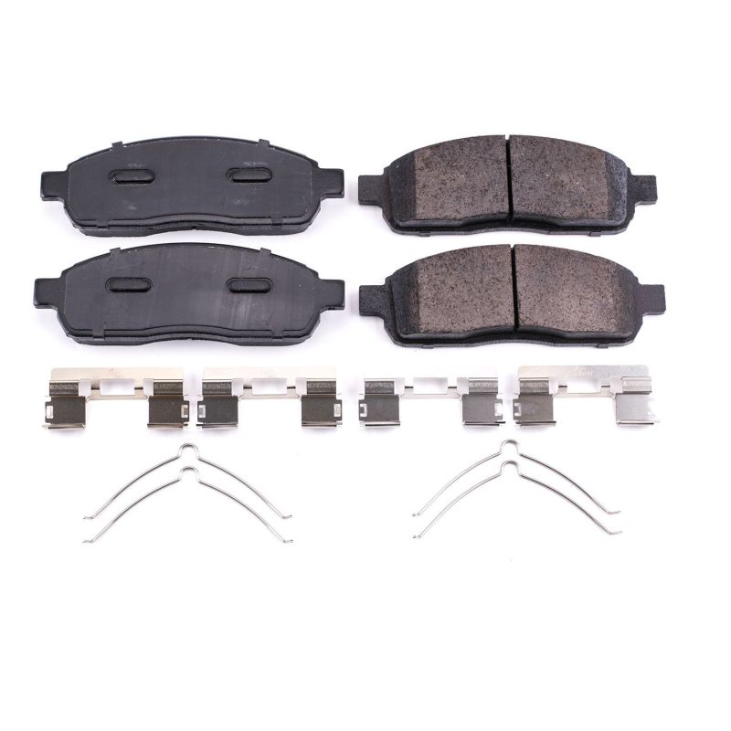 Power Stop 04-08 Ford F-150 Front Z17 Evolution Ceramic Brake Pads w/Hardware PowerStop