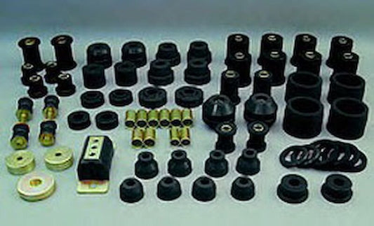 Prothane Total Vehicle Suspension Bushing Kit for 1965–70 Chevy Full-Size 2-Door, Black – 7-2015-BL