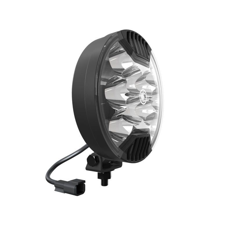 KC HiLiTES SlimLite 6in. LED Light 50w Spot Beam (Pair Pack System) - Black KC HiLiTES