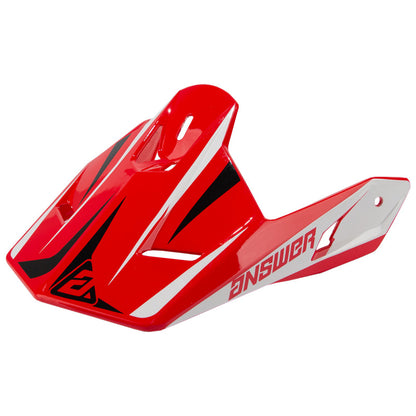 Answer 26 AR1 Mototown Glossy Visor Youth - Red/White/Grey/Black