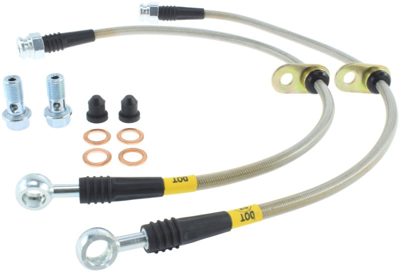 StopTech 07-09 Ford Edge / 07-09 Lincoln MKX Stainless Steel Front Brake Lines Stoptech