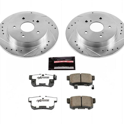 Power Stop 07-13 Suzuki SX4 Rear Z26 Street Warrior Brake Kit PowerStop