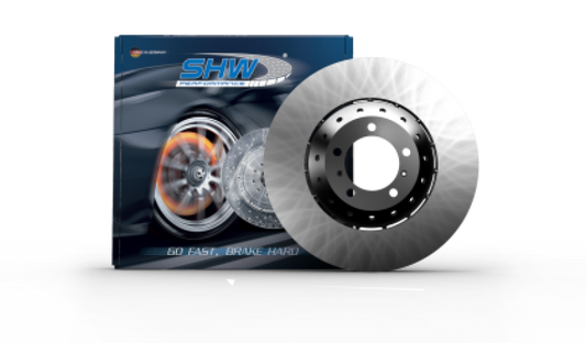 SHW Smooth Lightweight Front Brake Rotor for 2020-2026 Audi A6 Allroad - AFX45013