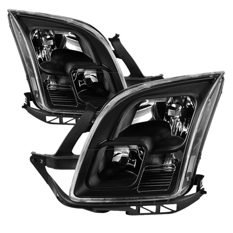 xTune Ford Fusion 2006-2009 OEM Style Headlights -Black HD-JH-FFUS06-AM-BK SPYDER