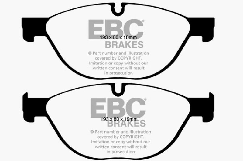 EBC GreenStuff Front Brake Pads - DP22019 EBC