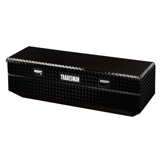 Tradesman Aluminum Flush Mount Truck Tool Box (48in.) - Black Tradesman