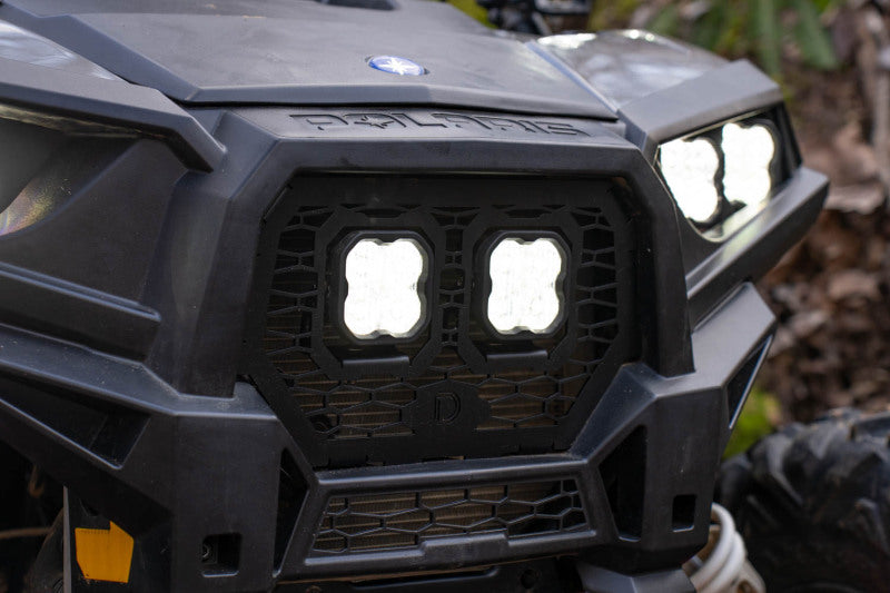Diode Dynamics 14-18 Polaris RZR XP Stage Series LED Grille Kit - Sport Yellow Combo Diode Dynamics