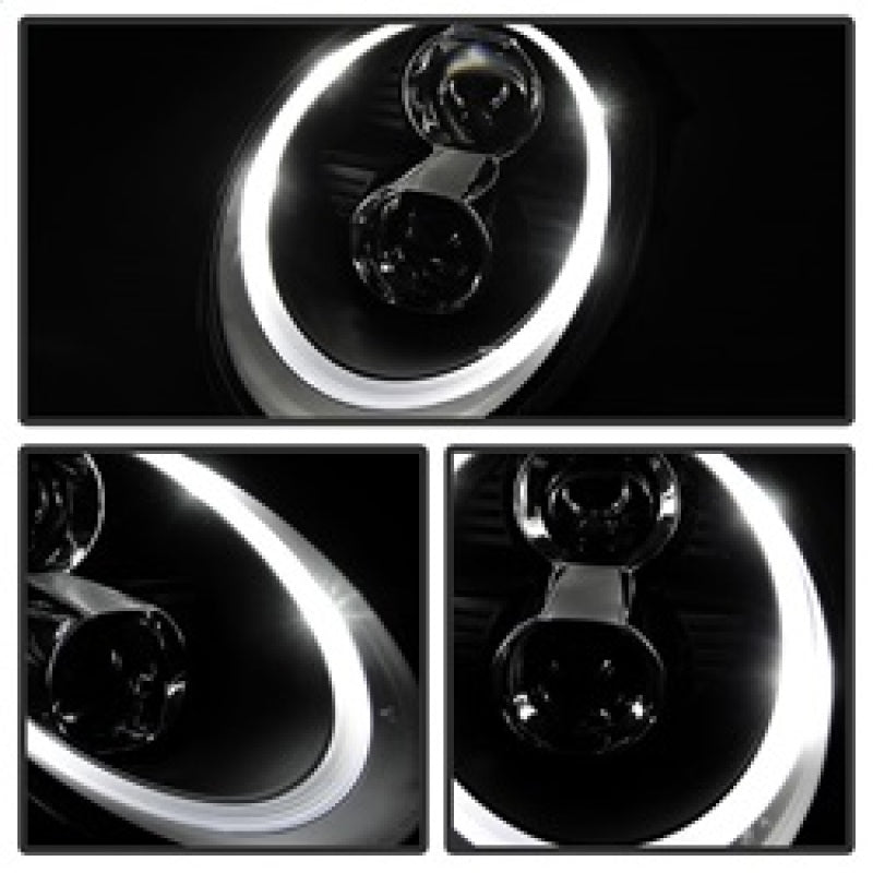Spyder Porsche 911 05-09 Projector Headlights Xenon/HID Model- DRL LED Blk PRO-YD-P99705-HID-DRL-BK SPYDER