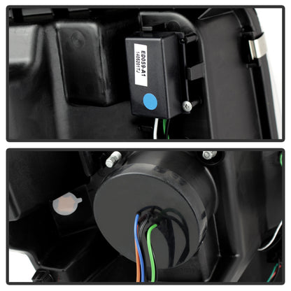 Spyder Ford F150 13-14 Projector Fctry Xenon Model- Light Bar DRL Blk PRO-YD-FF15013-LBDRL-HID-BK SPYDER