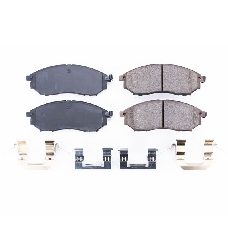 Power Stop 08-12 Infiniti EX35 Front Z17 Evolution Ceramic Brake Pads w/Hardware PowerStop