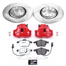 Load image into Gallery viewer, Power Stop 98-99 Audi A6 Front Z26 Street Warrior Brake Kit w/Calipers