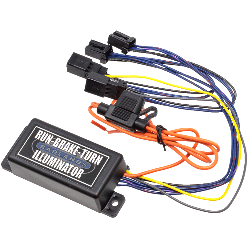 Badlands 2014+ Sportster CAN/Bus Hard Wire Illuminator w/ Single Center Taillight - ILL-CB-B