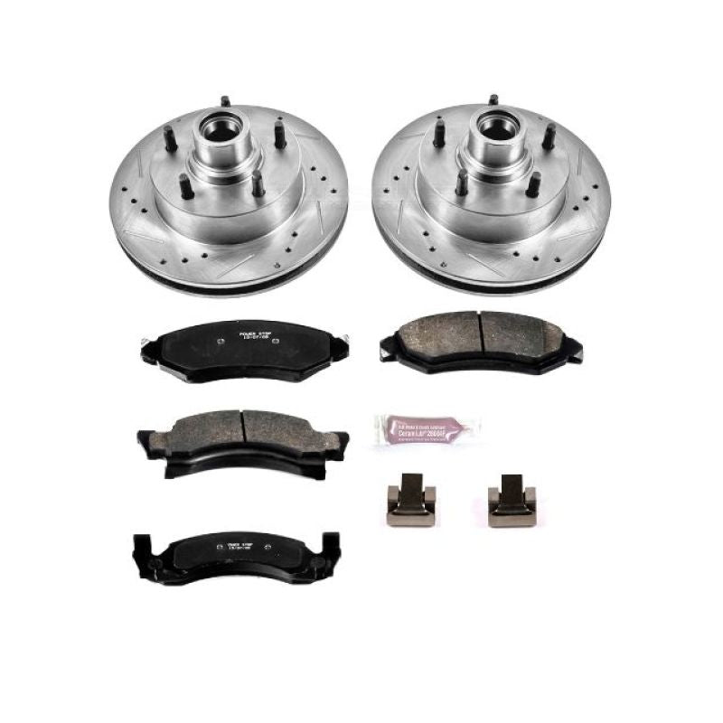 Power Stop 1986 Ford E-150 Front Z23 Evolution Sport Brake Kit PowerStop