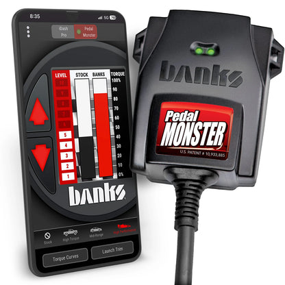 Banks Power 64320-C Pedal Monster throttle controller for 2007.5-2019 Silverado Sierra 2500 3500 6.6L Duramax