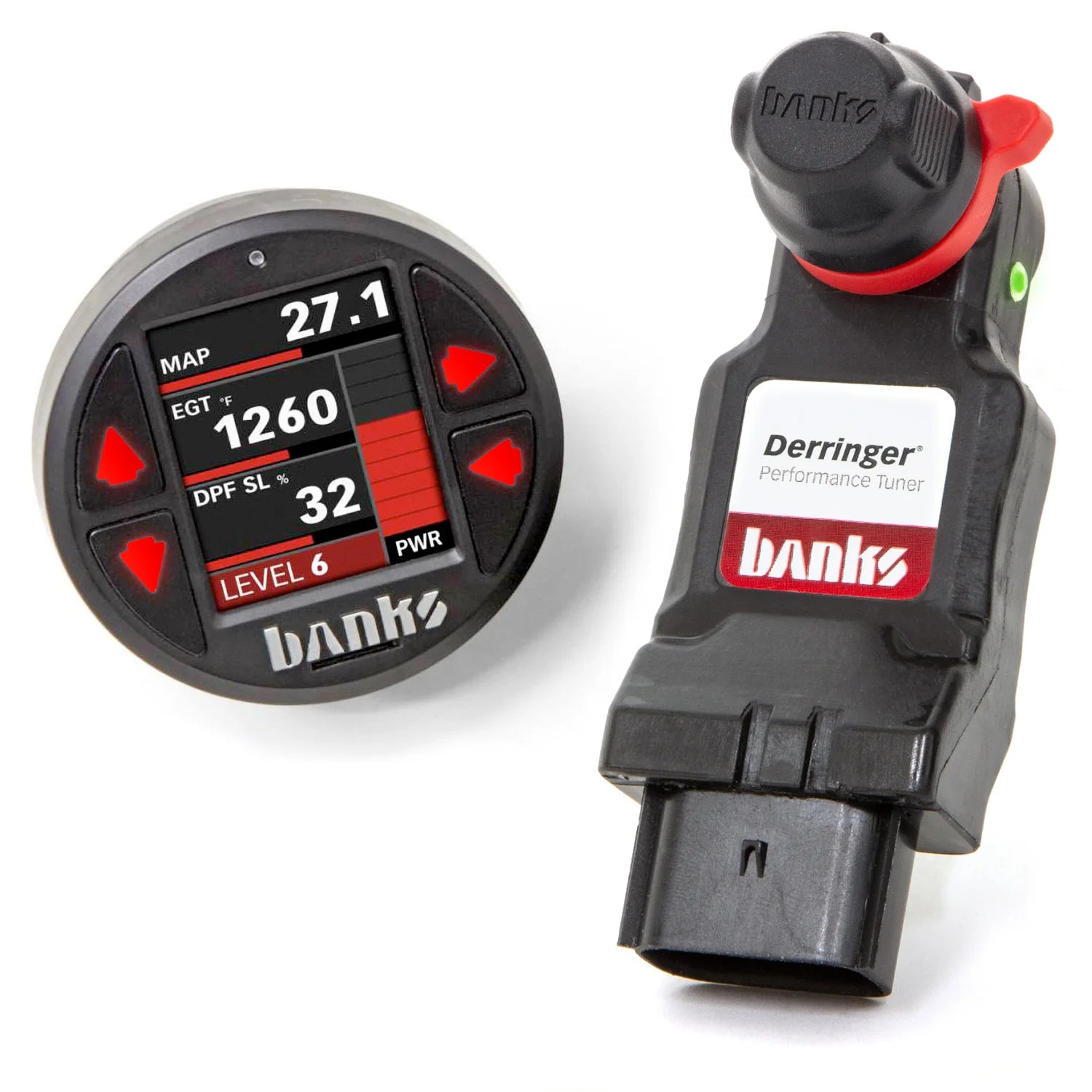 Banks Power 66693 Derringer tuner with iDash 1.8 for 2011-2019 Ford F250 F350 F450 F550 6.7L Power Stroke