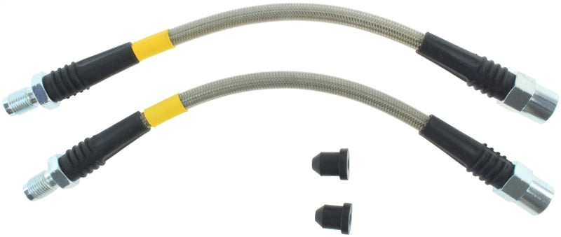StopTech 94-97 BMW 840CI / 90-97 850CI/850CSI/850i Rear Stainless Steel Brake Line Kit Stoptech