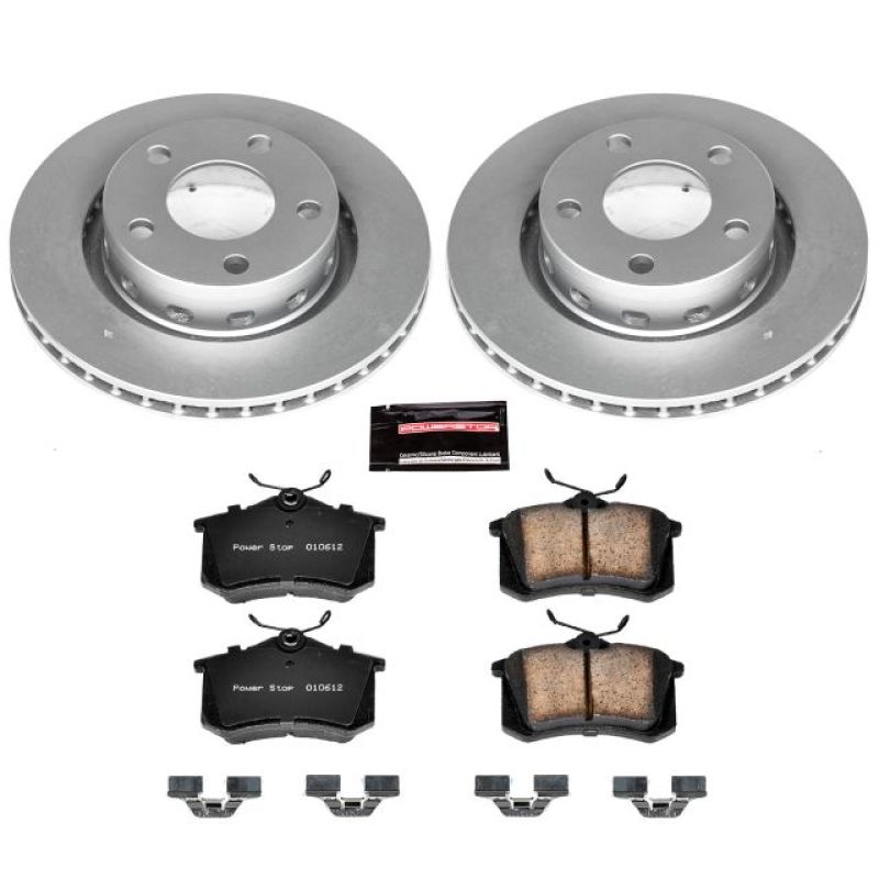 Power Stop 02-04 Audi S6 Rear Z23 Evolution Sport Coated Brake Kit PowerStop