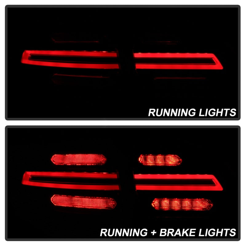 Spyder Porsche Cayenne 958 11-14 LED Tail Lights - Sequential Signal - Red Smoke SPYDER