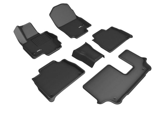 3D MAXpider ELEGANT 1st-3rd Row Floor Mats for Mercedes-Benz GLE-Class 2020-2021 - L1MB12004709