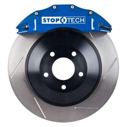 StopTech Chrysler 300C Front Touring 1-Piece BBK w/ Blue ST-60 Calipers Slotted Rotor Stoptech