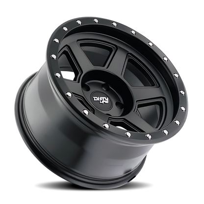 Dirty Life Compound 9315 18x9 / 6-135 BP / -12mm Offset / 87.1mm Hub Matte Black Wheel