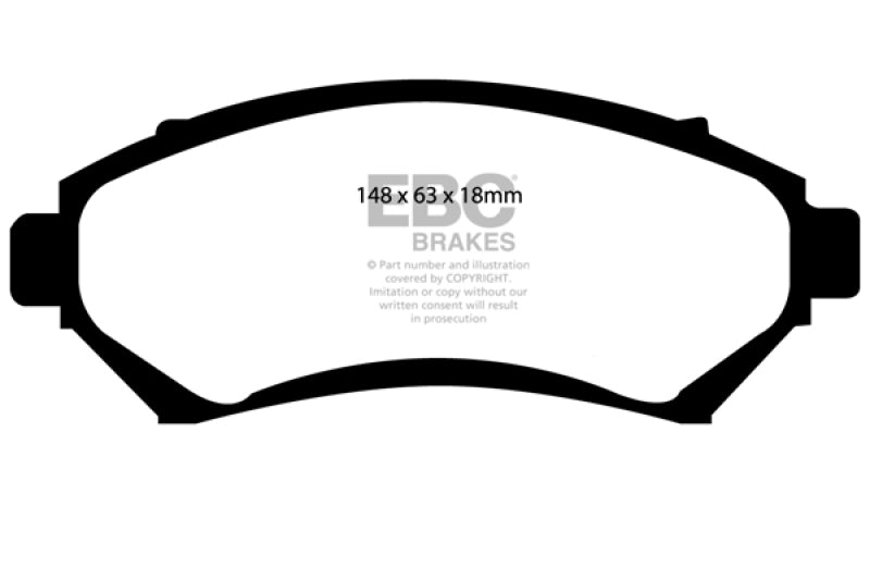 EBC GreenStuff Front Brake Pads - DP21100 EBC