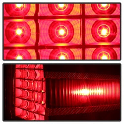 xTune Chevy 1500 14-16 / Silverado 2500HD/3500HD LED Tail Lights - Black ALT-JH-CS14-LED-BK SPYDER